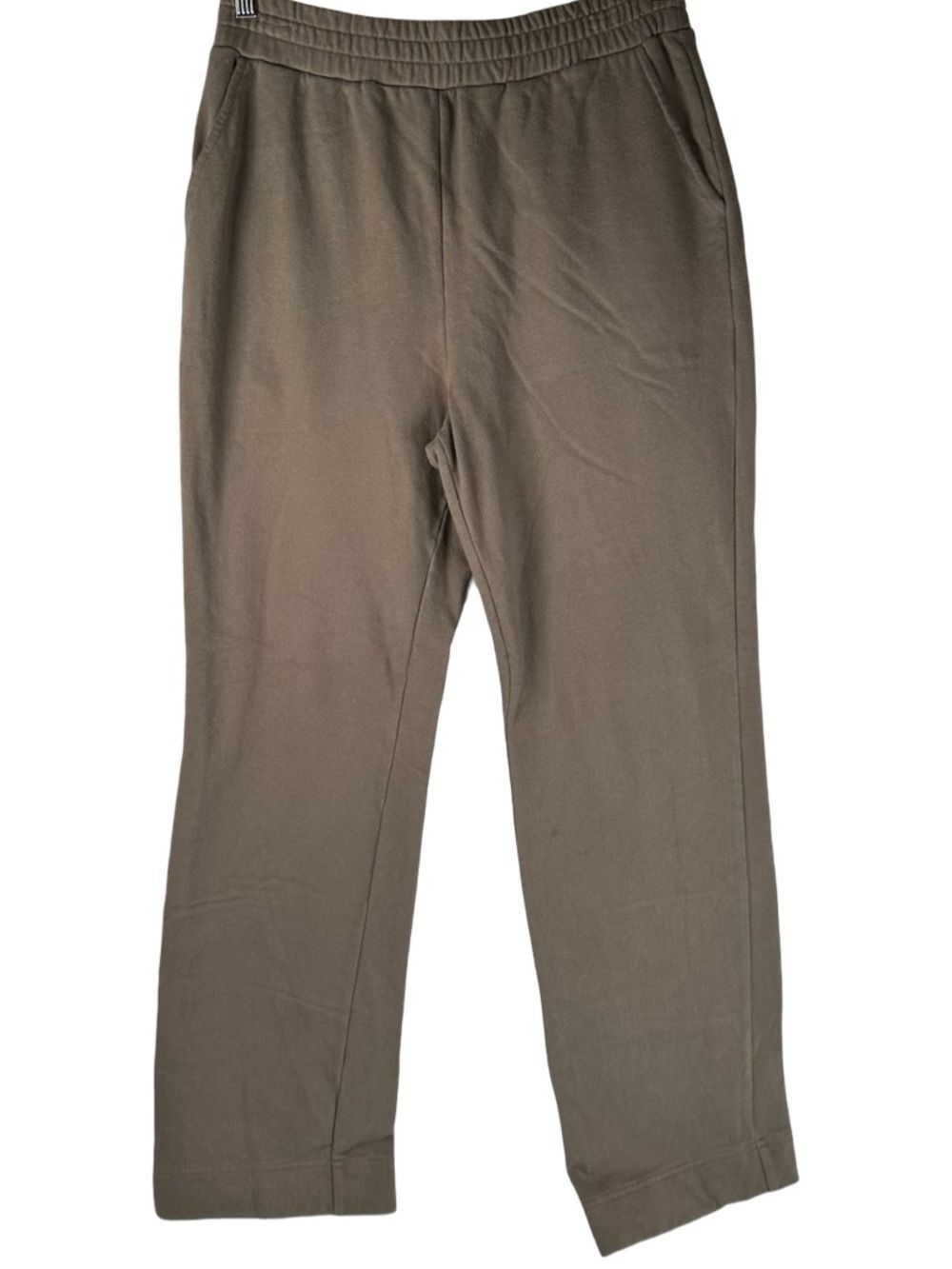Nuuds Cocoa Brown Straight Leg Loungewear Cotton Sweatpants Women’s Size Medium